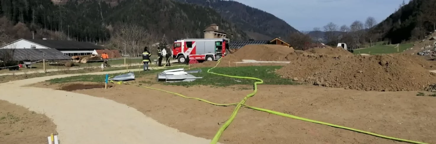 Bau der Naturwelten Steiermark