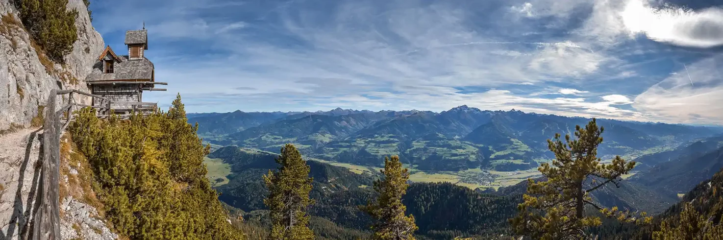 Bild der Region rund um Mixnitz in der Steiermark, in der die Naturwelten Steiermark liegen