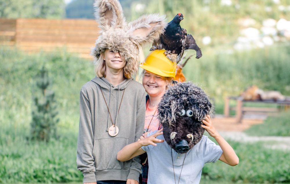 Naturwelten Steiermark Kinder in Verkleidung