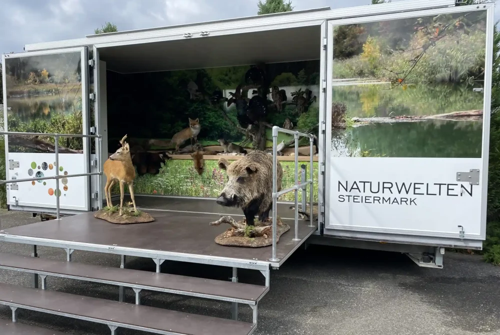 Natourwelten Anhänger der Naturwelten Steiermark von Innen