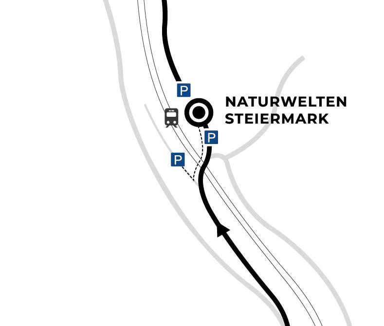 Naturwelten Steiermark Anfahrtsskizze
