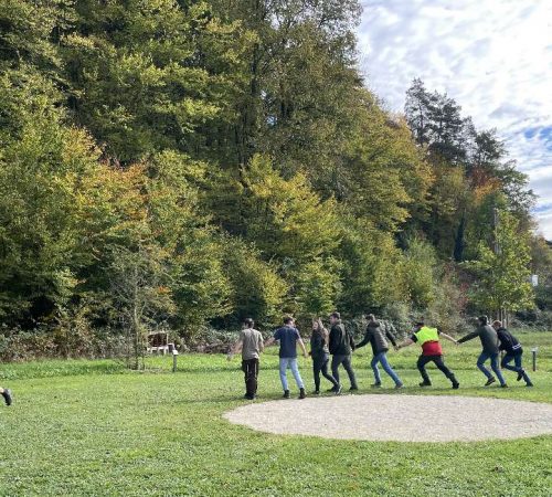 Foto vom Schulbesuch der HBLA Bruck/Mur bei den Naturwelten Steiermark