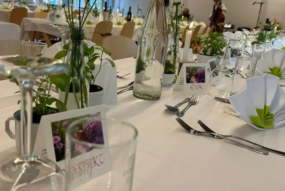 Hochzeit Tafel