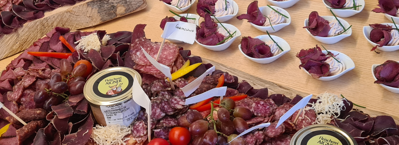 Wildbret - Verkostung mit veredelten Wildprodukten